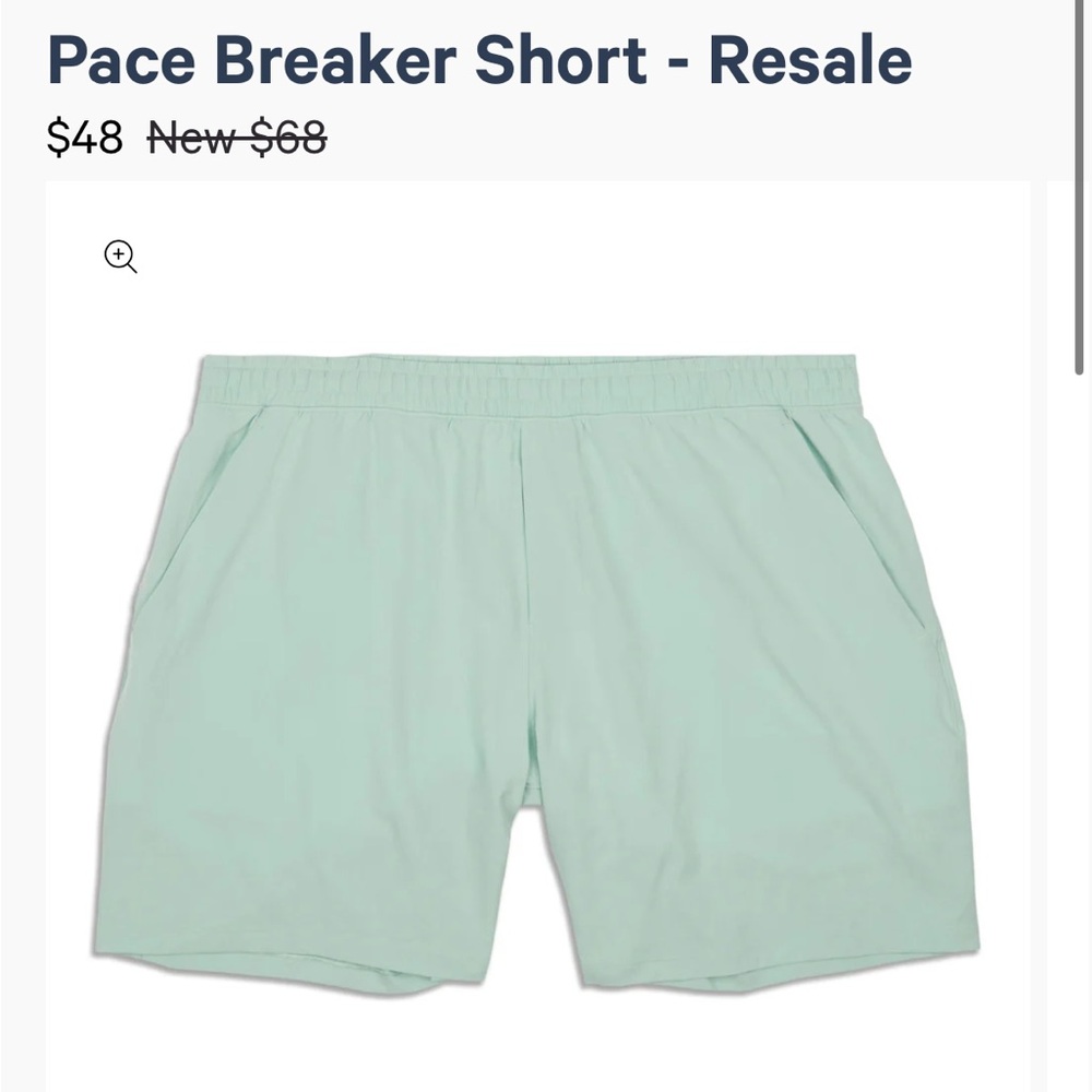 lululemon Pace Breaker Lined Short